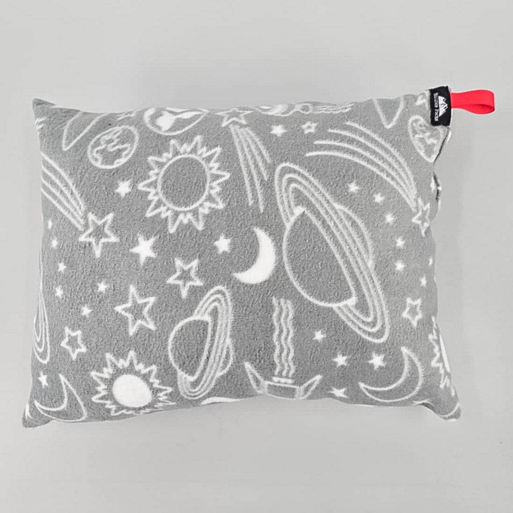 RFP Pillow by Hilltop Packs LLC gray ultralight camping pillow with white celestial print on Tampa Home & Garden Store
