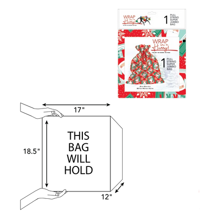 Wrap In A Hurry Super Jumbo Gift Bag