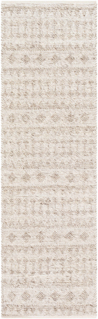 Argonne Area Rug beige ivory geometric pattern with woven texture Boutique Rugs on Tampa Home & Garden Store