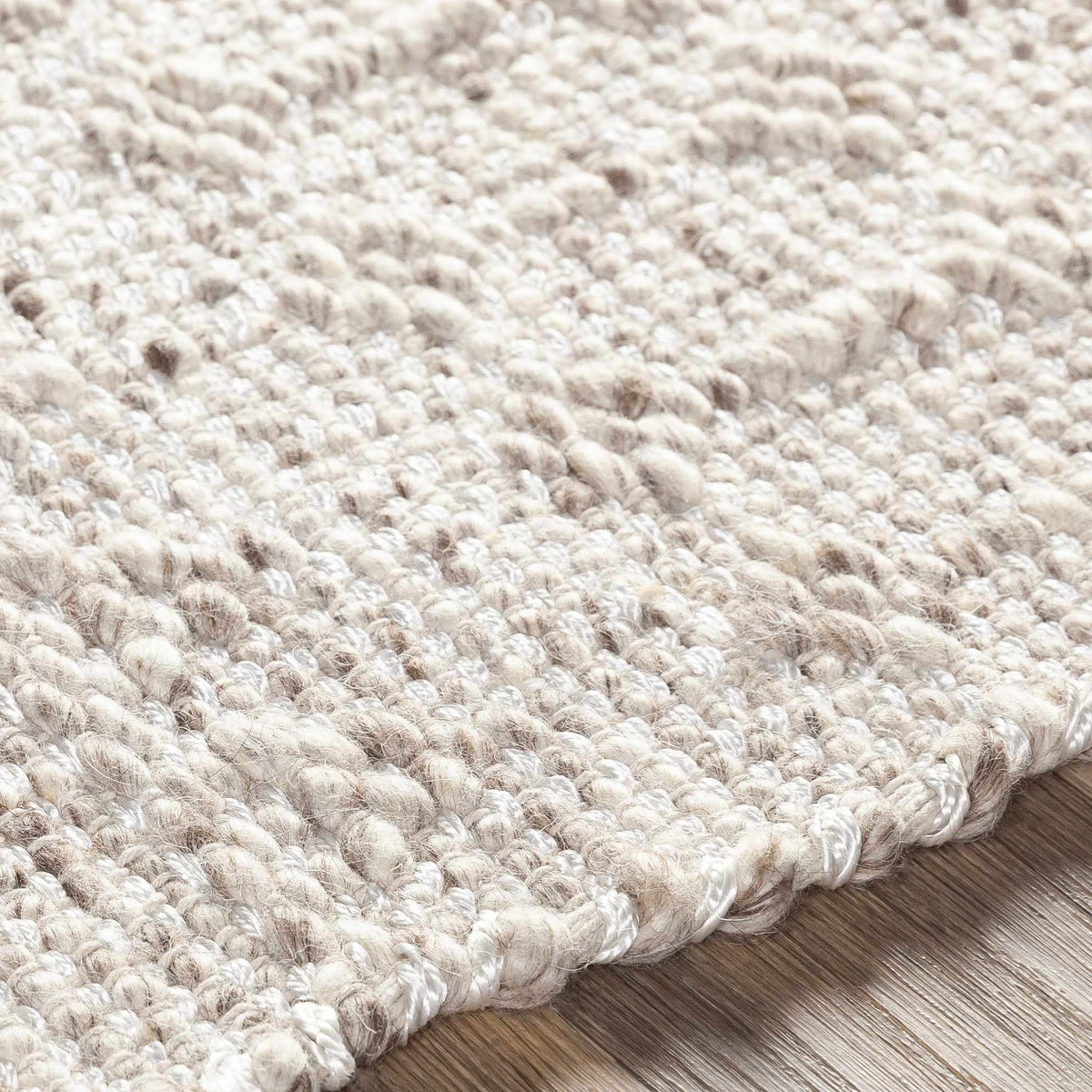 Argonne Area Rug plush cream beige shag texture by Boutique Rugs on Tampa Home & Garden Store