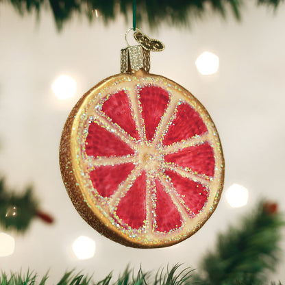 Adorno de cristal de pomelo