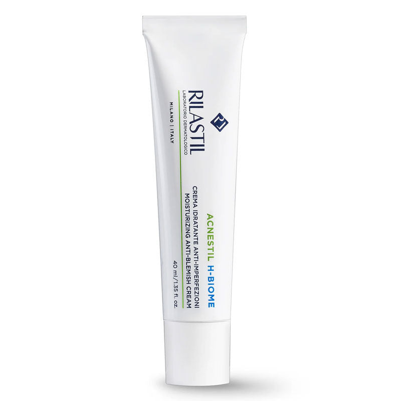 Rilastil Acnestil H-Biome Cream Hydrating Care tube, white plastic, 40 ml, Beauty Care Bag on Tampa Home & Garden Store