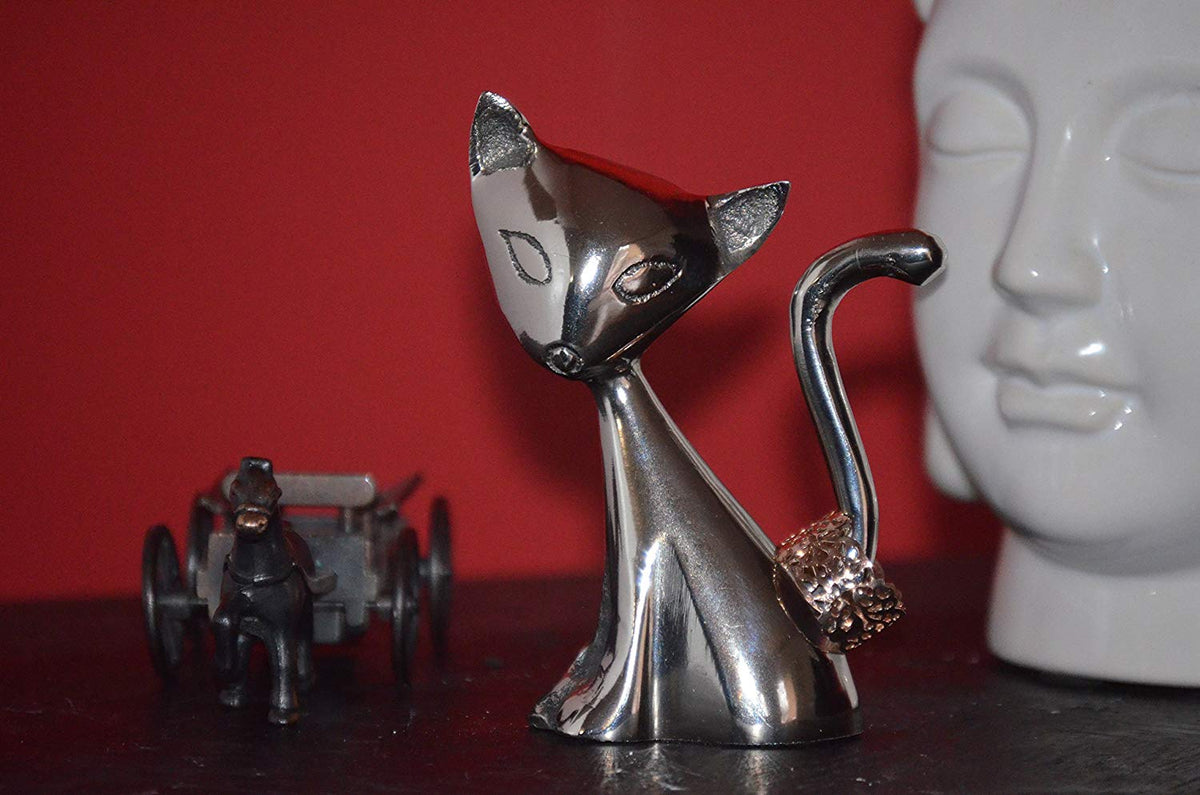 Vibhsa silver cat ring holder jewelry organizer on Tampa Home & Garden Store