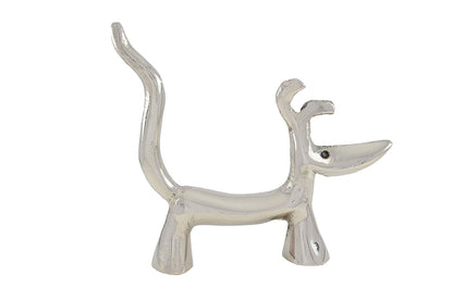 Vibhsa dog ring holder jewelry organizer in silver finish on Tampa Home & Garden Store
