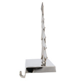 Polished Christmas Tree Stocking Hanger silver finish The Country Christmas Loft stockings on Tampa Home & Garden Store