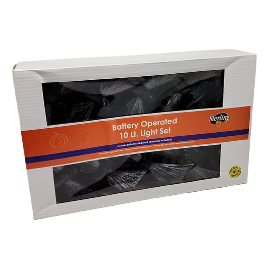 Bat - Fiber Optic 10 Light Set with Sound