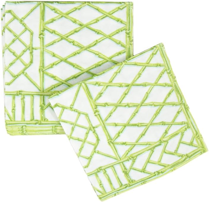 Servilleta de cóctel Bamboo Screen Moss Green