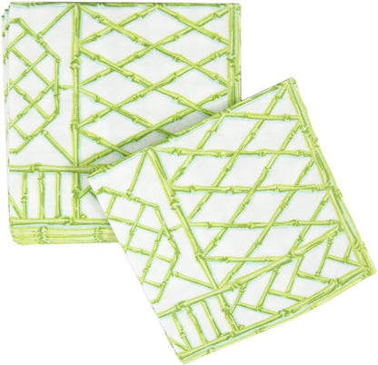 Servilleta de cóctel Bamboo Screen Moss Green