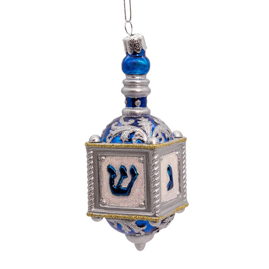 Adorno de dreidel de cristal de Noble Gems