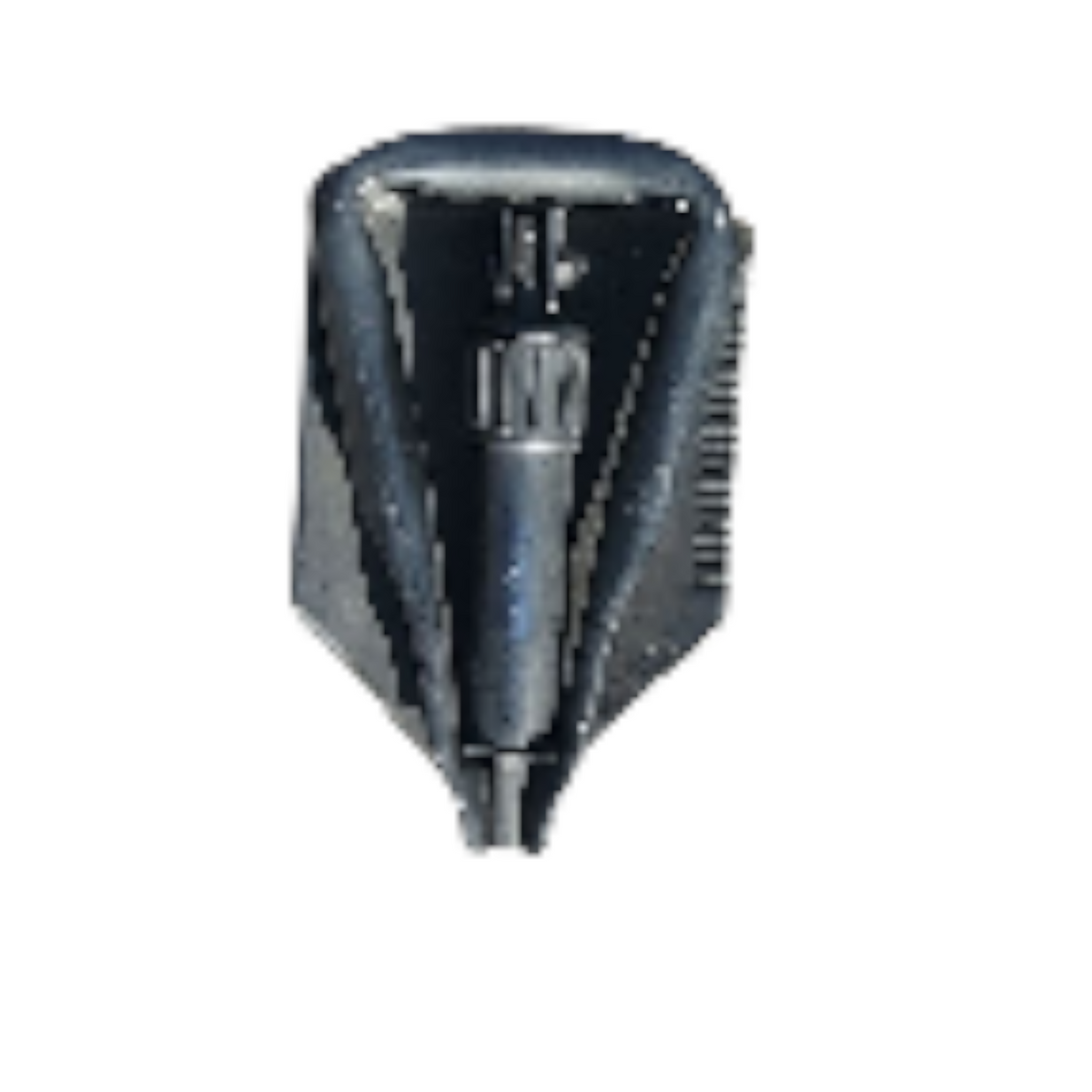 Entrenching tool folding shovel, dark metal with locking hinge on Tampa Home & Garden Store