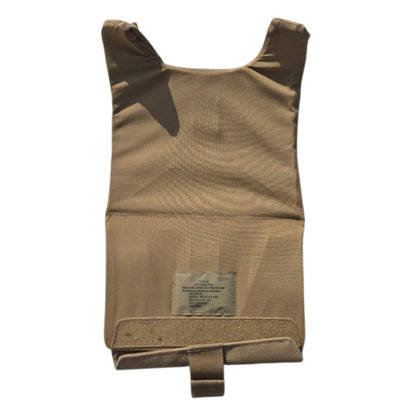 Fury28 USMC Plate Carrier Gen III Load Bearing Panel tan vest back view on Tampa Home & Garden Store