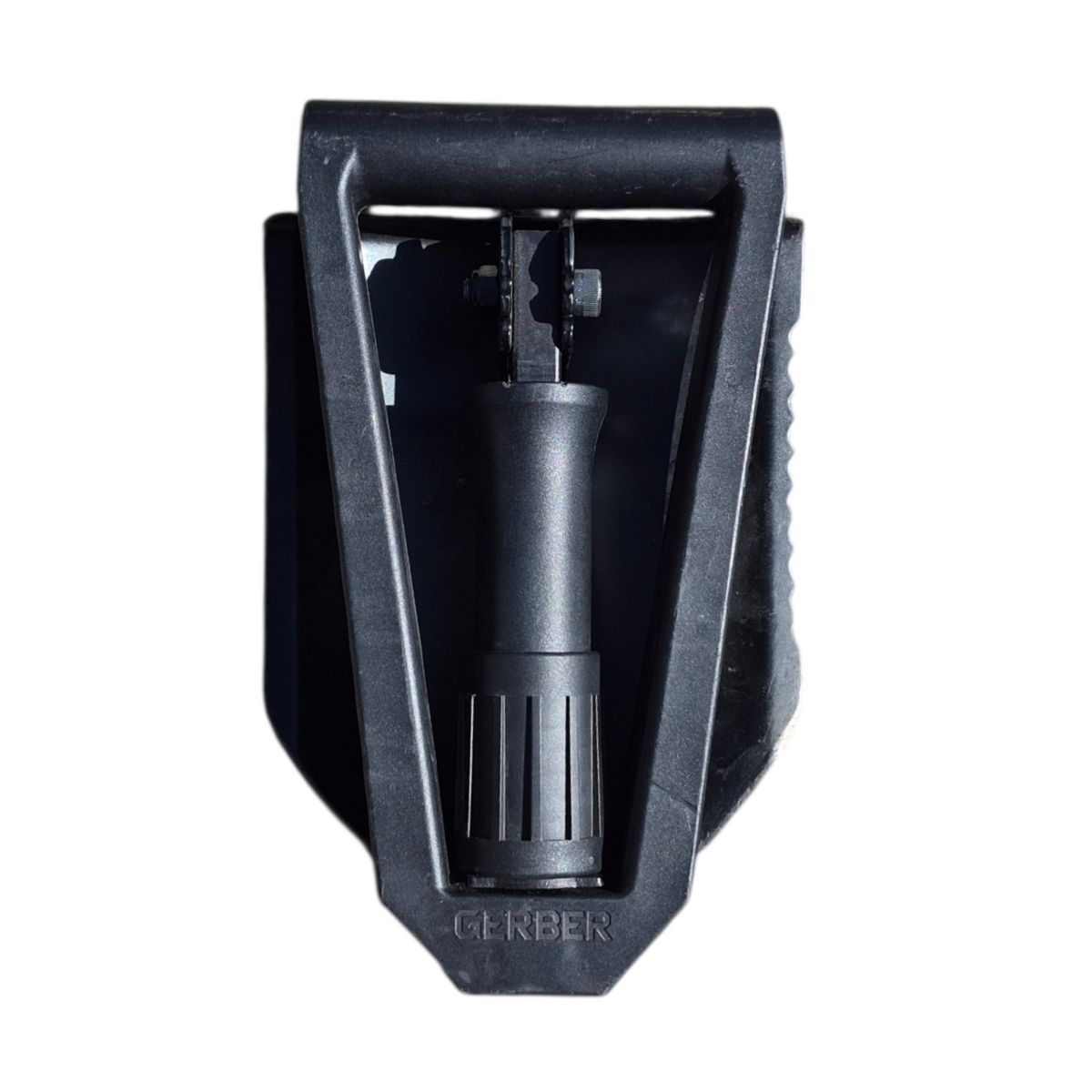 Gerber Folding Shovel Entrenching E-tool black steel head with folding hinge on Tampa Home & Garden Store