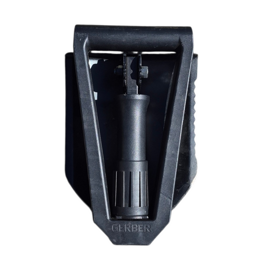Gerber Folding Shovel Entrenching E-tool black steel head with folding hinge on Tampa Home & Garden Store