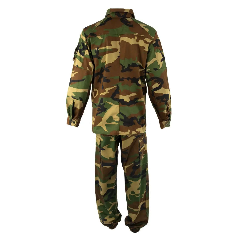 Italian Parachute Combat 2pc Set Roma-90 Woodland camouflage jacket and pants on Tampa Home & Garden Store