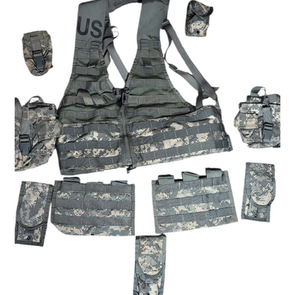 ACU/UCP Fury28 FLC vest with 9-pouch MOLLE kit in camouflage pattern on Tampa Home & Garden Store