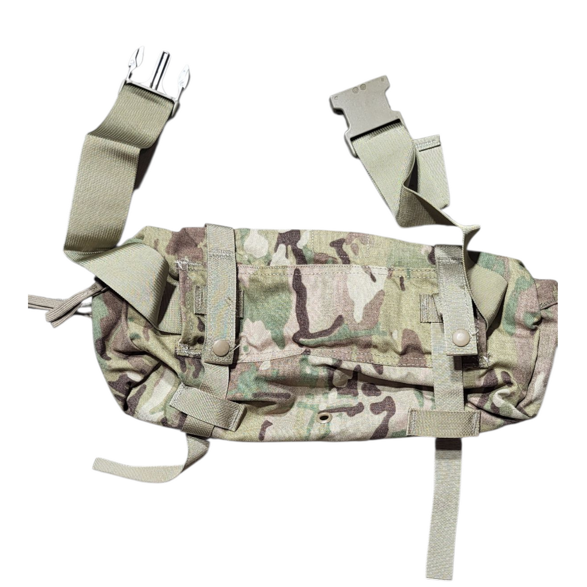 Fury28 Authentic USGI Waist Pack in OCP Multicam camouflage with tan webbing on Tampa Home & Garden Store