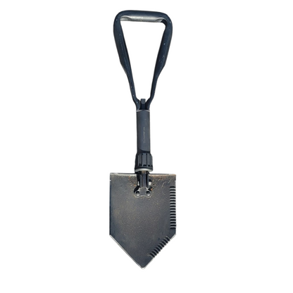 Fury28 folding entrenching tool shovel with dark blue handle on Tampa Home & Garden Store