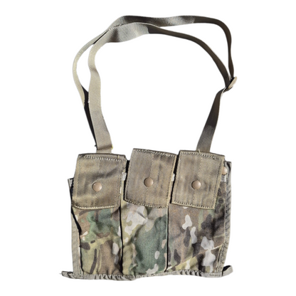 Fury28 Multicam/OCP bandoleer with camo front pockets and straps on Tampa Home & Garden Store