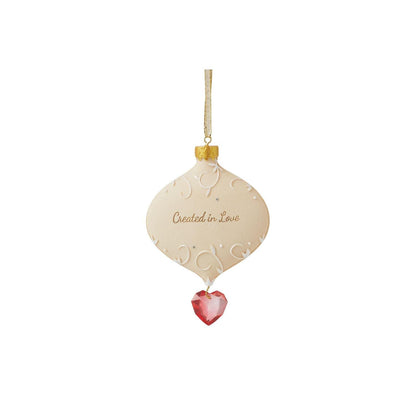 Created in Love Ornament