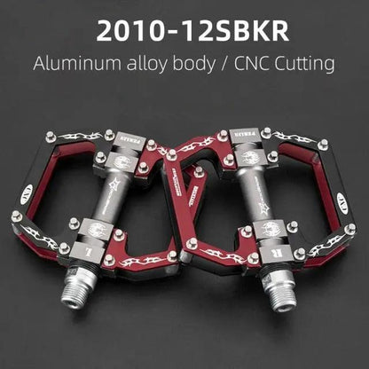 Aluminum Road Bike Pedals Anti Slip Flat Pedals