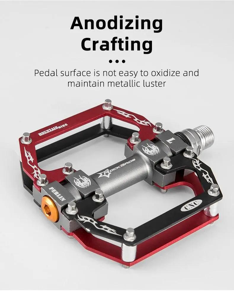 Aluminum Road Bike Pedals Anti Slip Flat Pedals