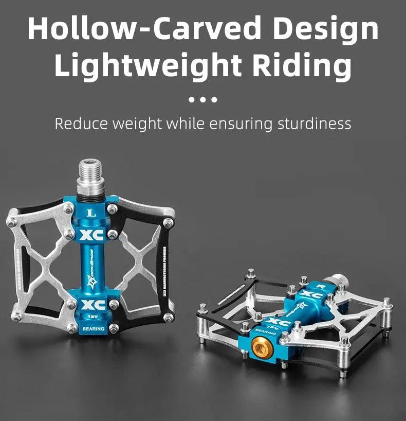 Aluminum Road Bike Pedals Anti Slip Flat Pedals