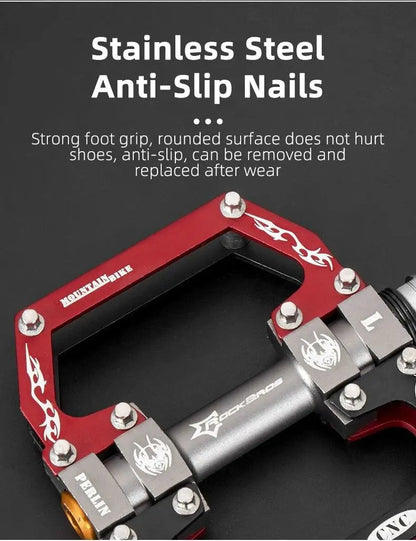 Aluminum Road Bike Pedals Anti Slip Flat Pedals