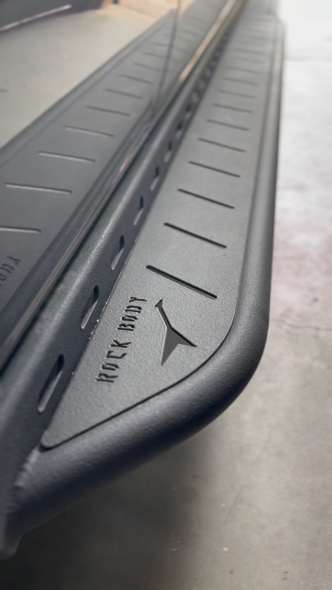 Mercedes Sprinter Rockbody Side Steps by avatar offroad, textured black metal running boards on Tampa Home & Garden Store