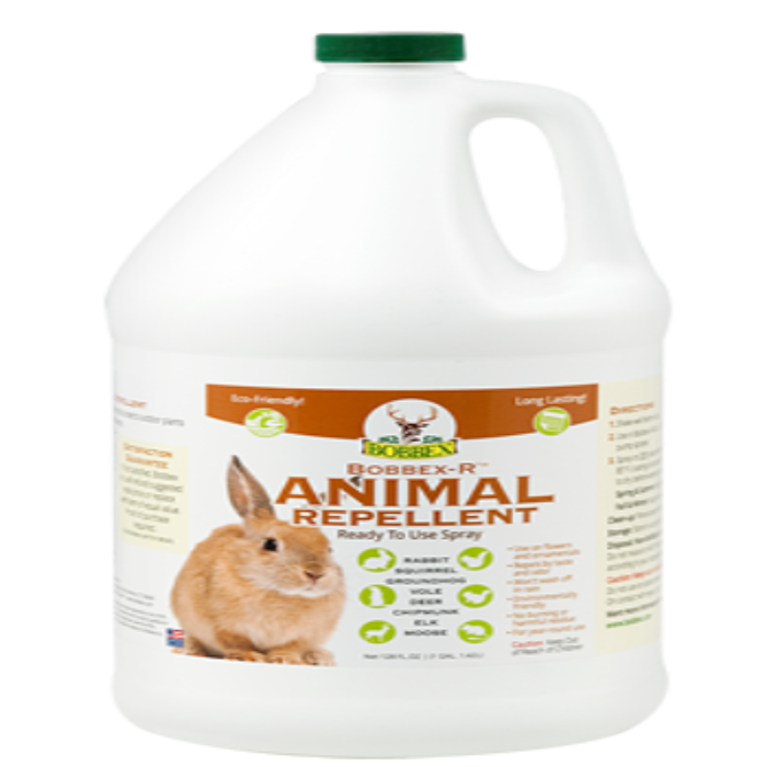 Bobbex-R Animal Repellent ready-to-use spray, white gallon jug by Rivendell Distribution on Tampa Home & Garden Store