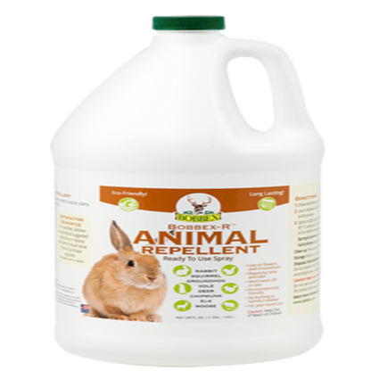 Bobbex-R Animal Repellent ready-to-use spray, white gallon jug by Rivendell Distribution on Tampa Home & Garden Store