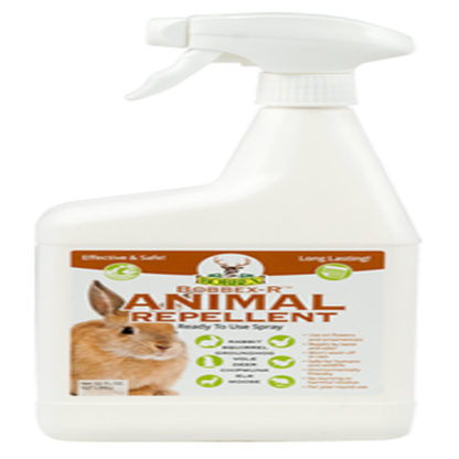 Bobbex Rodent Repellent Ready-to-Use spray bottle with rabbit label Rivendell Distribution on Tampa Home & Garden Store