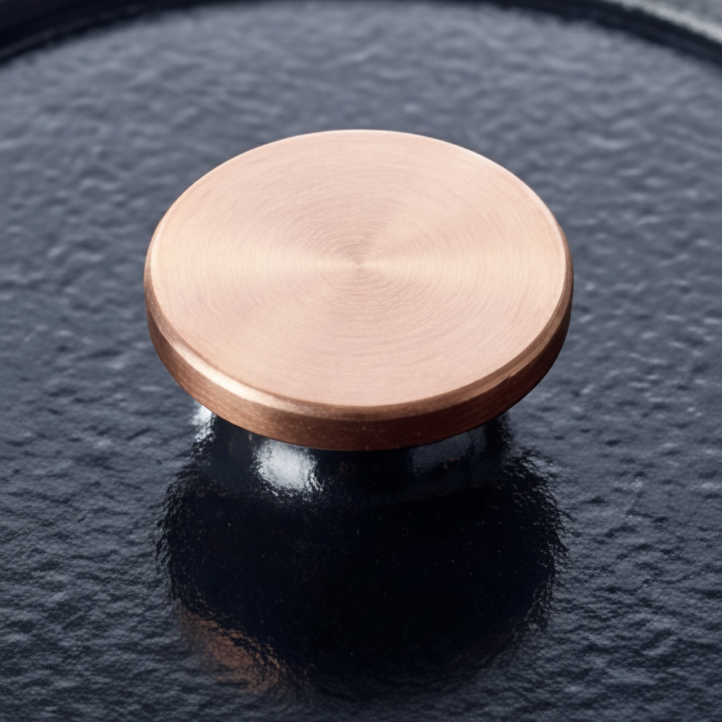 Enameled cast iron Dutch oven lid knob copper finish on Tampa Home & Garden Store