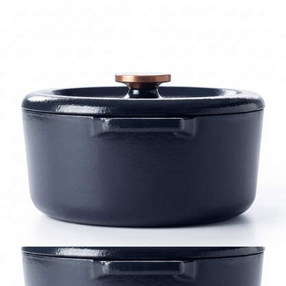 Enameled Cast Iron Round Dutch Oven 5 Quart
