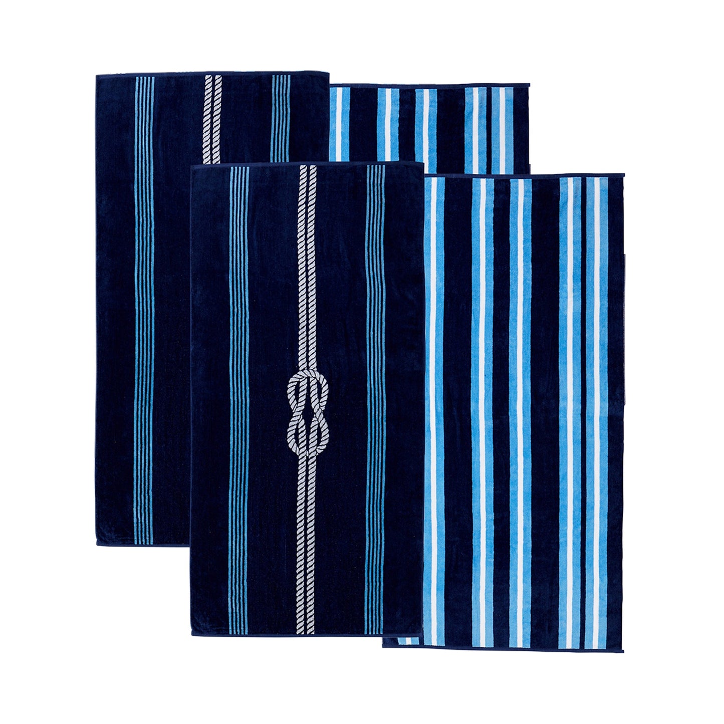Velour Cotton Beach Towels and Maui Two Pack