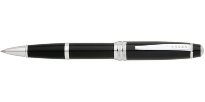 Bailey Black Lacquer Rollerball Pen by A.T. Cross with silver-tone clip on Tampa Home & Garden Store