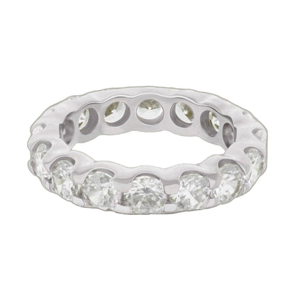 925 Eternity Band — Bold Round diamond ring in sterling silver by Lauren G Adams on Tampa Home & Garden Store
