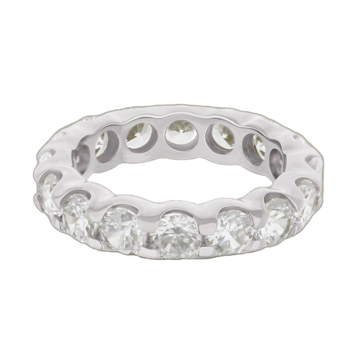 925 Eternity Band Round by Lauren G Adams, ring with large round crystals around the band on Tampa Home & Garden Store