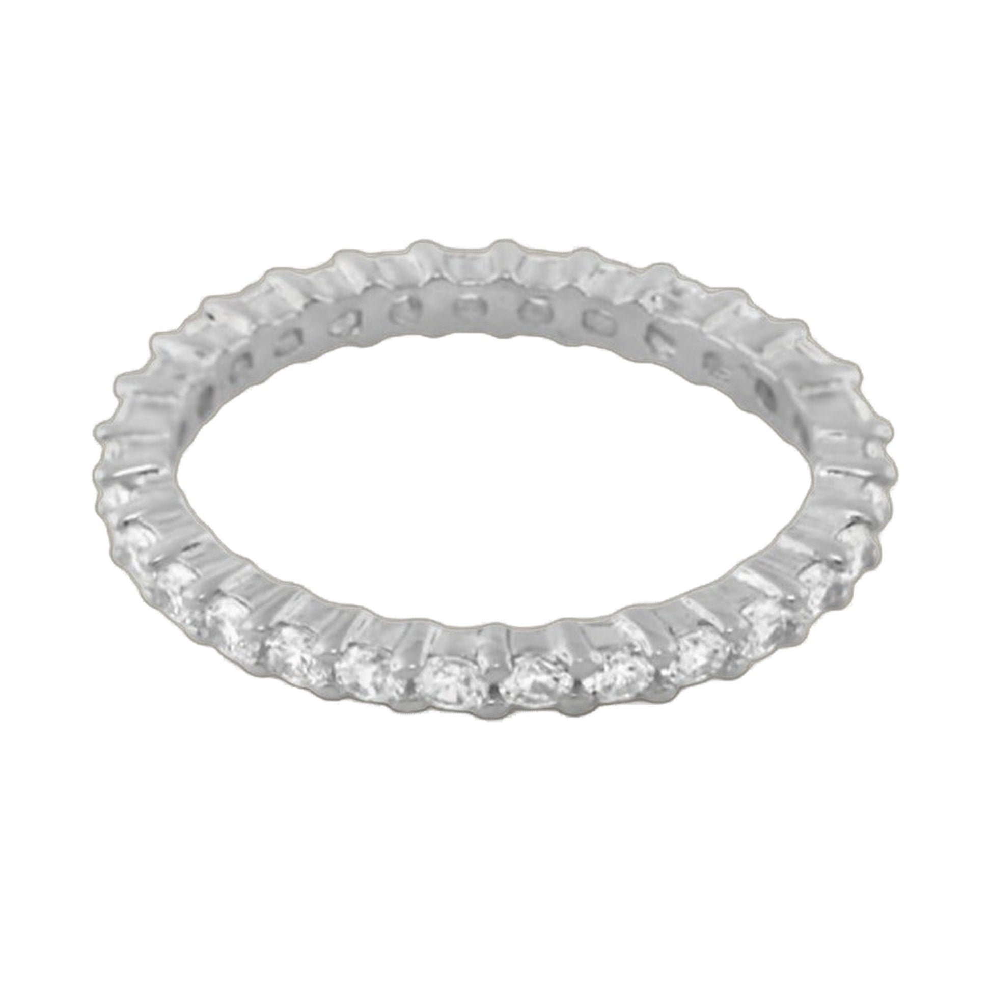 Pave Sterling Silver Eternity Ring by Lauren G Adams, pave eternity band on Tampa Home & Garden Store