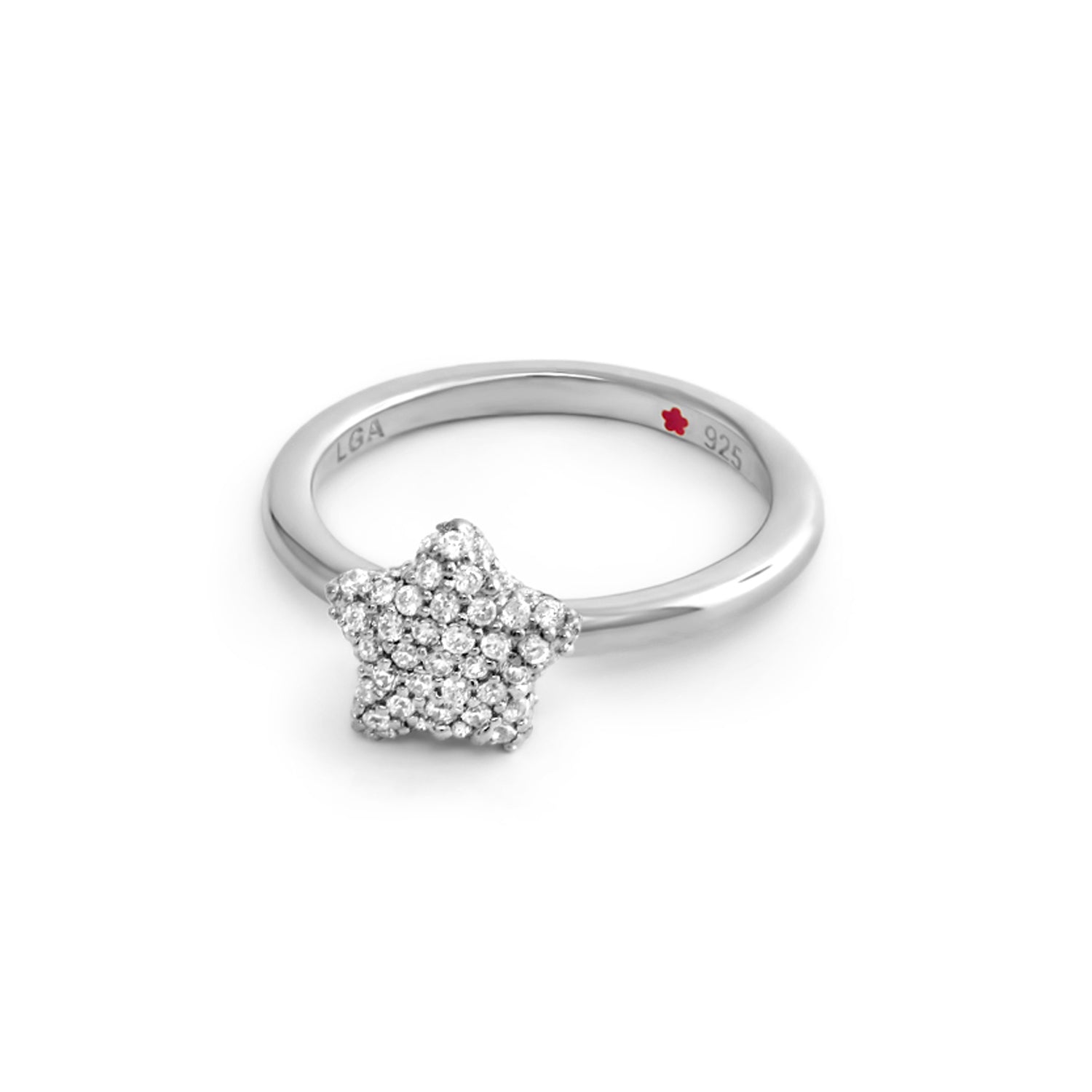 Layers of Love Pavé Star stackable ring in sterling silver by Lauren G Adams on Tampa Home & Garden Store