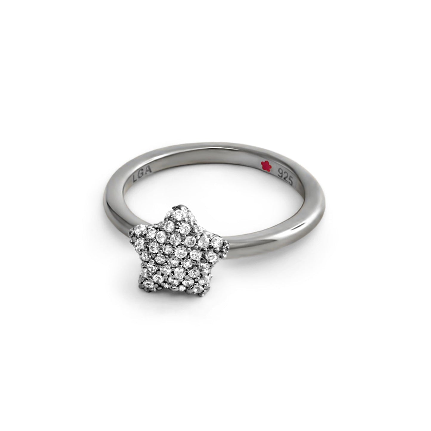 Layers of Love Stackable Ring - Pavé Star charm in silver by Lauren G Adams on Tampa Home & Garden Store