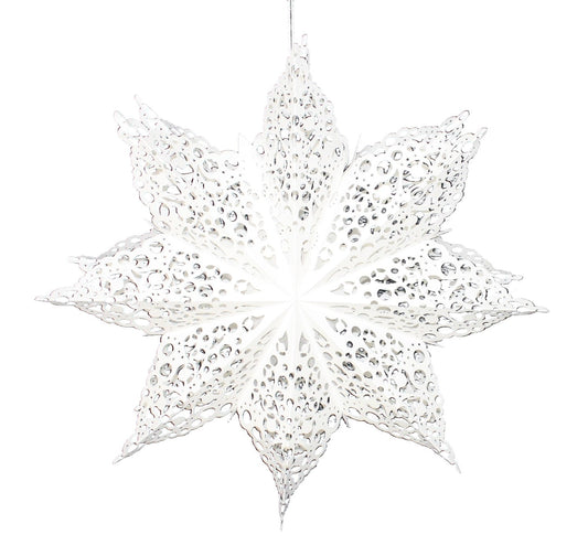 Paper Snowflake Ornament - 26 Inch - Tampa Home & Garden Store