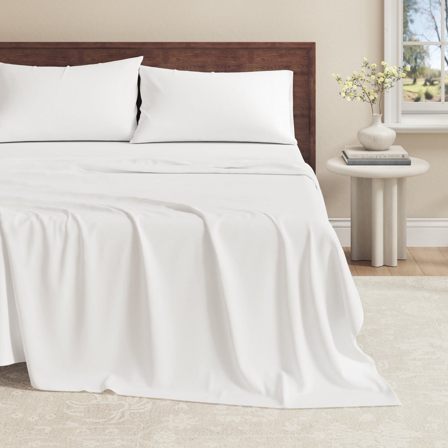 the Soft Organic Cotton Jersey Knit Bed Sheets