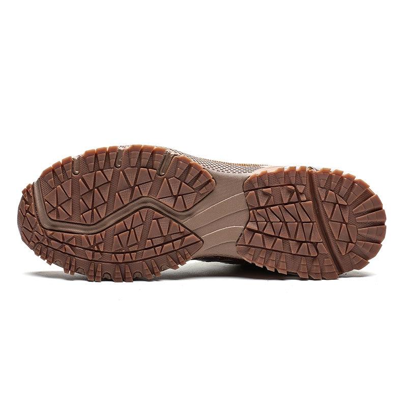 Stevvex running men's athletic sneakers brown outsole with rugged tread air cushion sole on Tampa Home & Garden Store