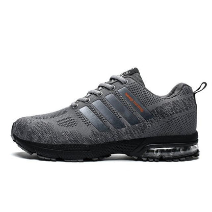 Running Mens Sport Sneakers Stevvex knit upper lace-up lowtop aircushion athletic shoes on Tampa Home & Garden Store