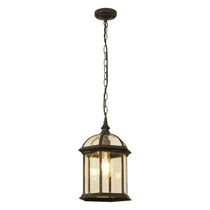 Rustic black brass outdoor hanging lantern light for patio Decorbites on Tampa Home & Garden Store