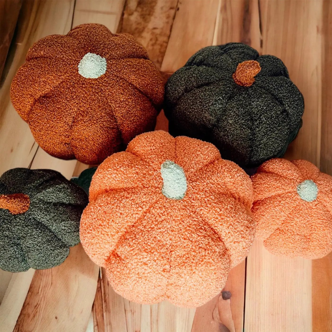 Blair Pumpkin II Plush Pillow for Cozy Decor