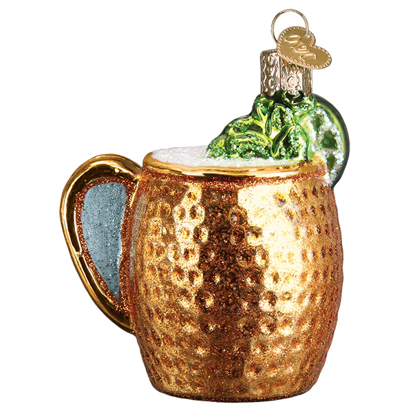 Adorno navideño de taza Moscow Mule del Viejo Mundo