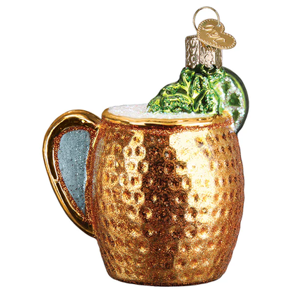 Adorno navideño de taza Moscow Mule del Viejo Mundo