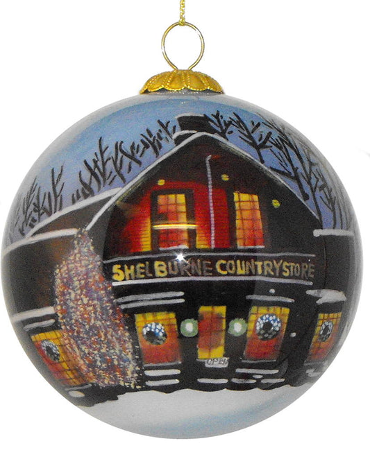 Hand Painted Glass Globe Ornament - The Shelburne Country Store - Tampa Home & Garden Store