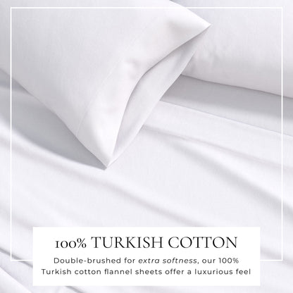 Soft and Natural Cotton Flannel Sheet Set
